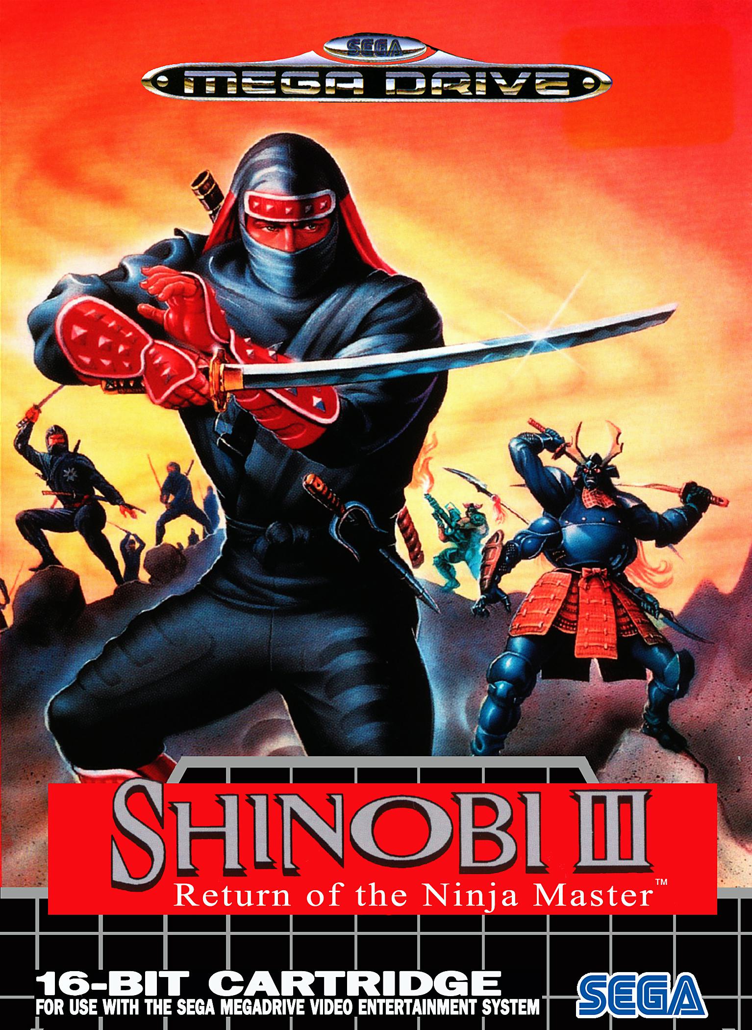 shinobi 3 mega drive - Chega Drive V! Shinobi I Return of the Ninja Master 16Bit Cartridge For Use With The Sega Megadrive Video Entertainment System Sega