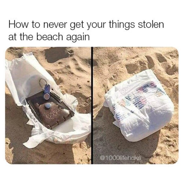 How to never get your things stolen at the beach again