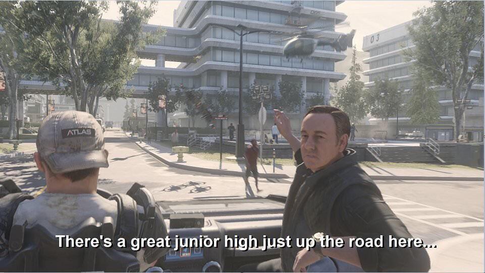 kevin spacey cod meme - Atlas There's a great junior high just up the road here...