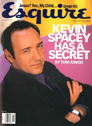 kevin spacey has a secret - Jesus? Yes, My Child... page 92 Wan At His Ist laquwre Kevin Spacey Has Secret By Tom Junod