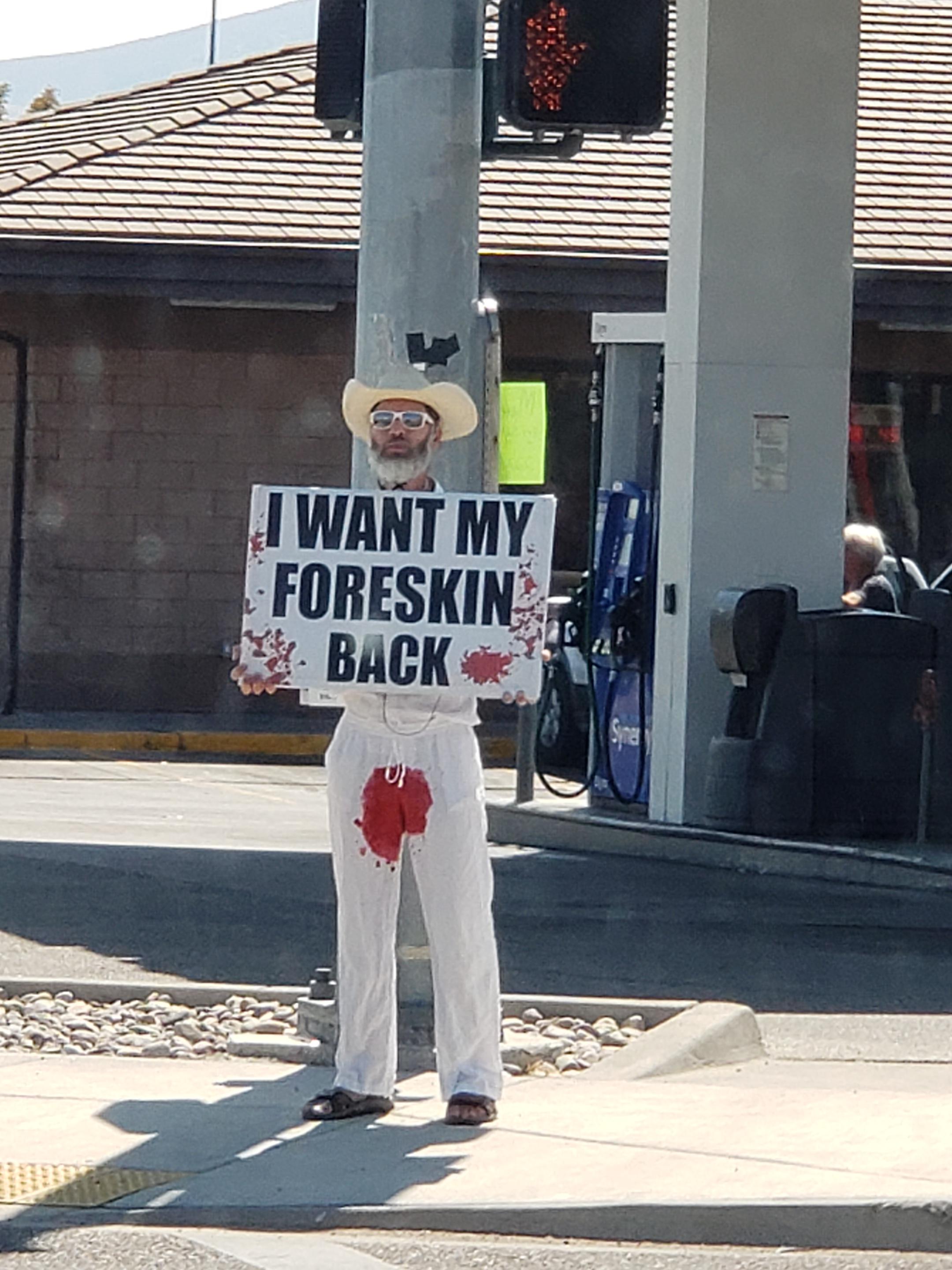 street - J Want My Foreskin A Back
