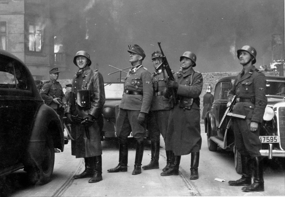 Germans in Warshaw ghetto 1943.