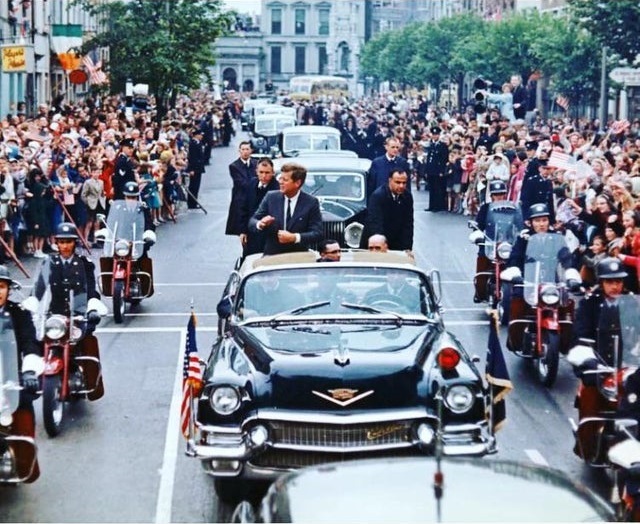 JFK visiting cork Ireland, 28th June 1963.