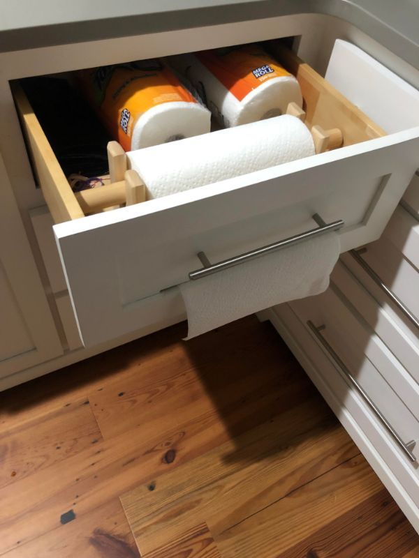 kitchen paper towel drawer