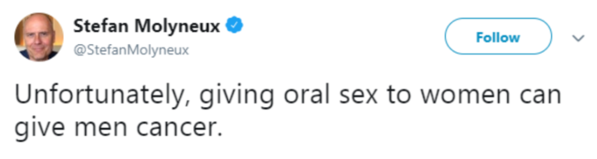 69 joke meaning - Stefan Molyneux Molyneux Unfortunately, giving oral sex to women can give men cancer.