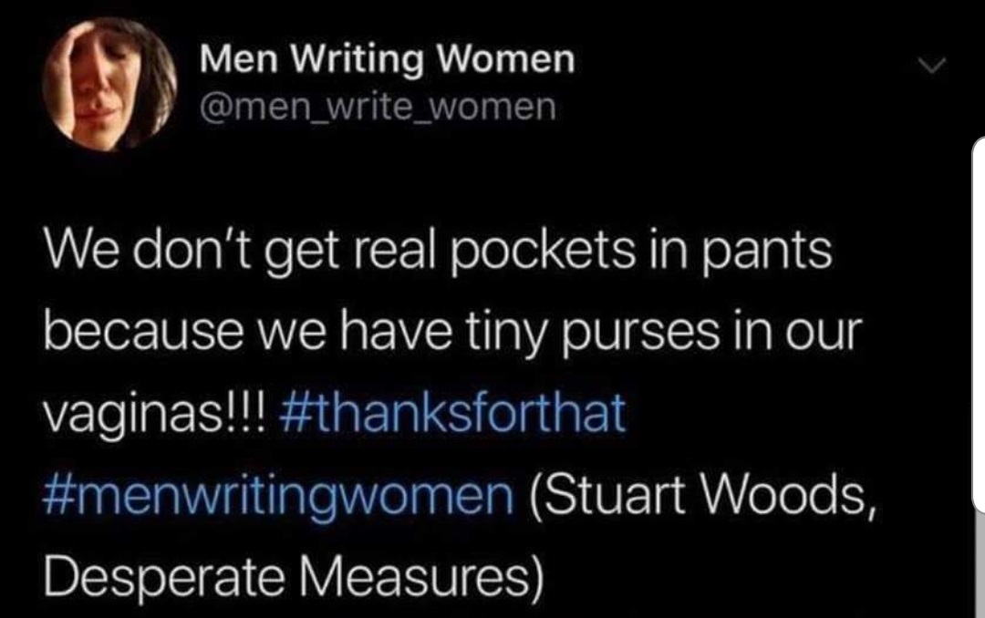 love you this big lyrics - Men Writing Women We don't get real pockets in pants because we have tiny purses in our vaginas!!! Stuart Woods, Desperate Measures
