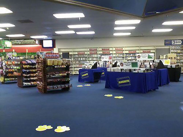 blockbuster interior