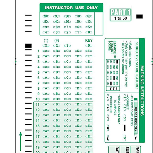 sat test - Instructor Use Only Part 1 1 to 50 ||||| 000 900 800 C70 60 50 40 300 20 100 C93 082 573 062 053 C43 C3 C2 C1 Cod 125 ||||||||||||||||||| T F Key % 23 3 c55 1 Ca Cb Ca Cd Ce 2 Ca Cbd Cc Cd Ce 3 Ca Cb Cu Cd Ces 4 Caj Cb, Ccd Cds Ce 5 Cas Cb Cccd