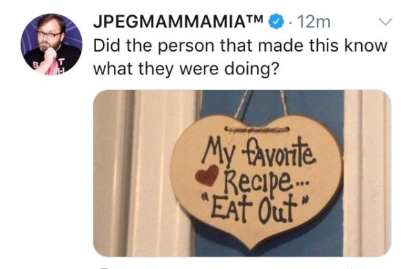 Jpegmammamiatm . 12m Did the person that made this know what they were doing? My favorite Eat Out Recipes