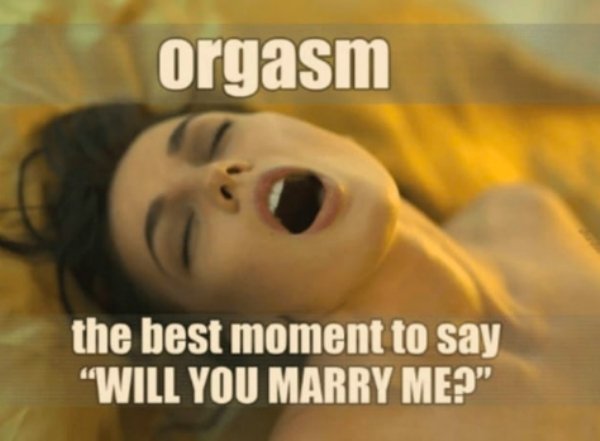 kim jong il dead - orgasm the best moment to say Will You Marry Me?