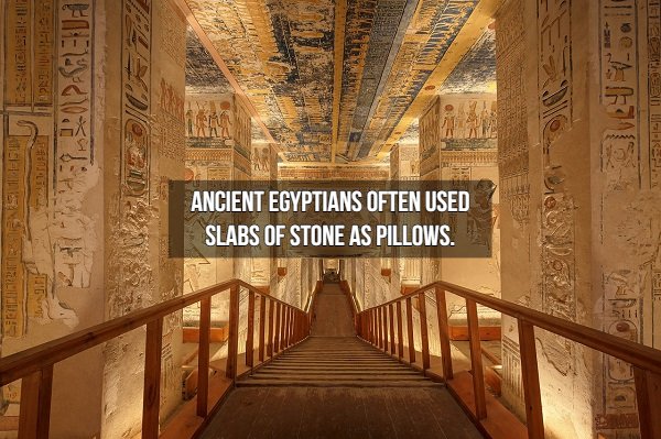 egypt tombs - 1499.9001?&Leda Ancient Egyptians Often Used Slabs Of Stone As Pillows. Ug