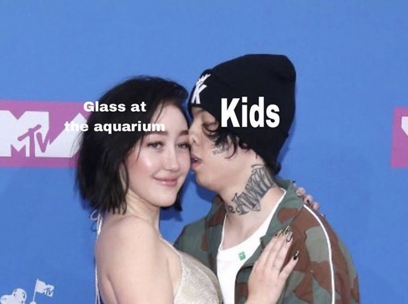 lil xan meme - Glass at the aquarium Kids