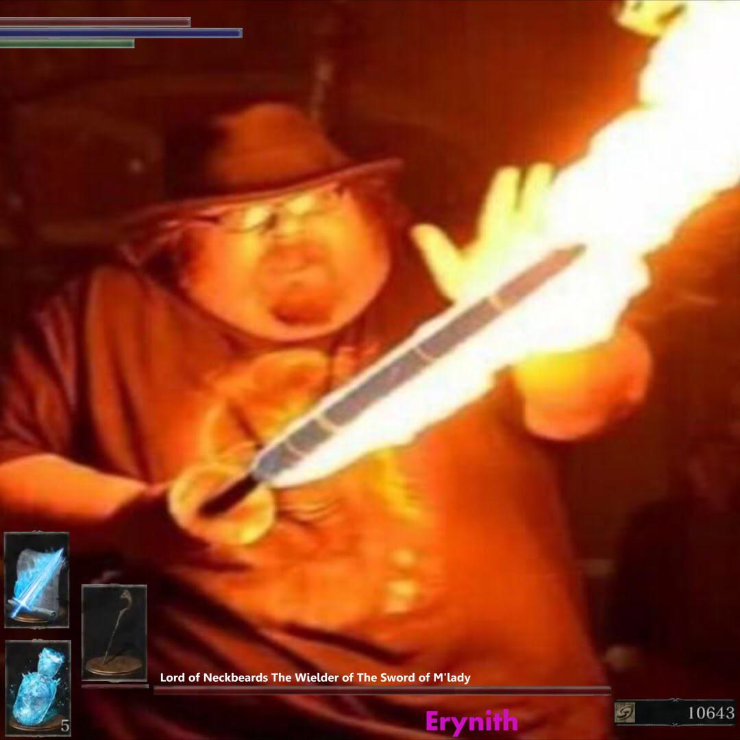 Lord of Neckbeards The Wielder of The Sword of M'lady 10643 Erynith