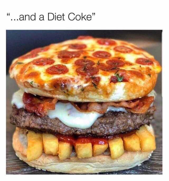 holy shit this is violently american - ...and a Diet Coke"