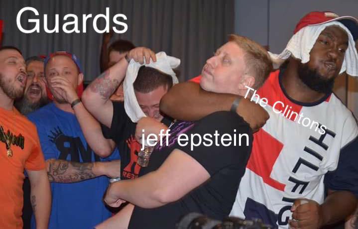 muscle - Guards The Clintons jeff epstein Hilf