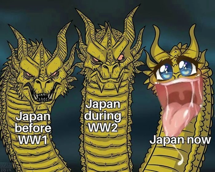 dragon meme template - Hua An Japan during Japan before WW1 Ww Amanden Japan now Makan 2019