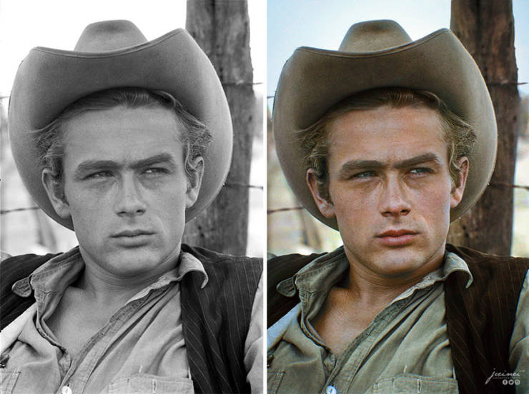 James Dean In "Giant", 1956