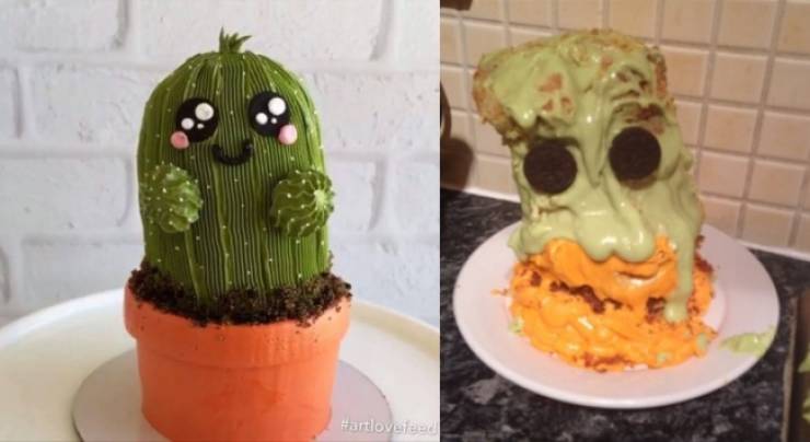 cute cactus cupcakes