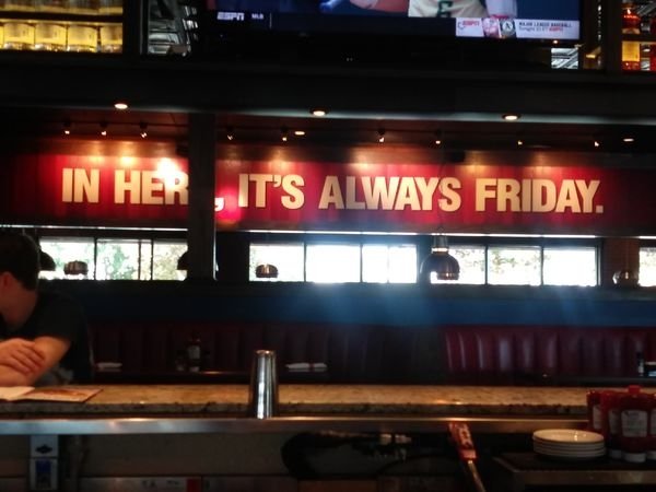 bar - In Her, It'S Always Friday.