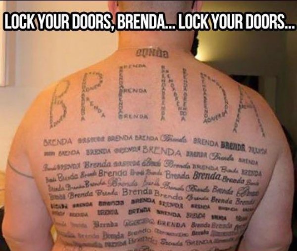 cool motocross tattoos - Lock Your Doors, Brenda... Lock Your Doors.. Brenda Brenda Brenda…