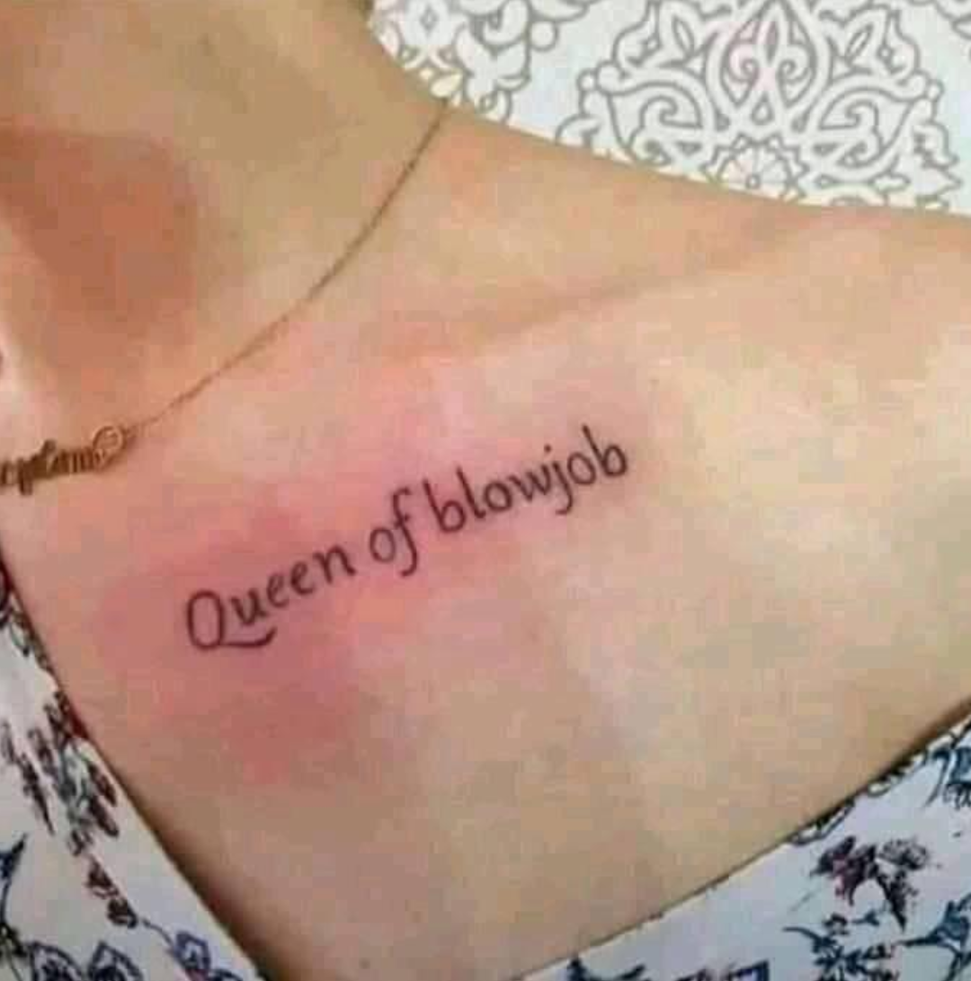 snake pit tattoo - Queen of blowjob
