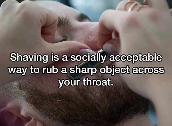 20 Shower thoughts to kick around in your head.