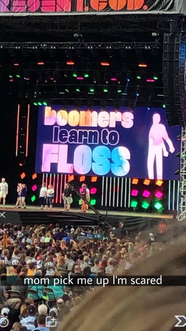 boomers learn to floss - Learn to mom pick me up I'm scared M