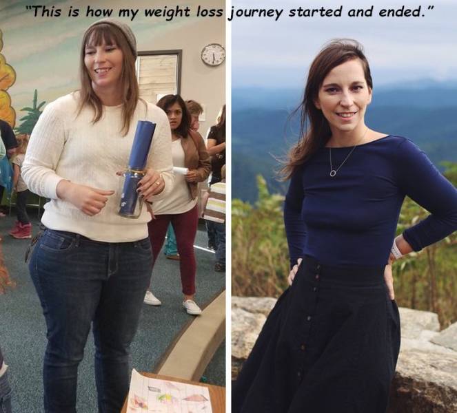 jeans - "This is how my weight loss journey started and ended."