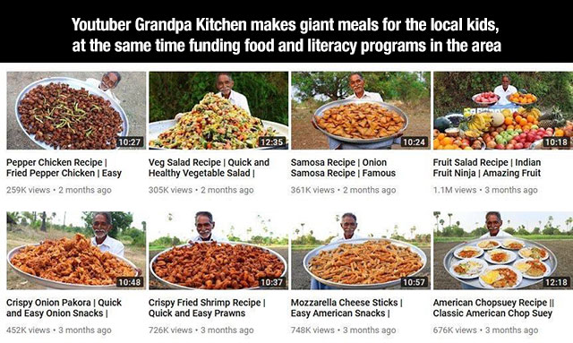 chicken samosa meme - Youtuber Grandpa Kitchen makes giant meals for the local kids, at the same time funding food and literacy programs in the area Pepper Chicken Recipe Fried Pepper Chicken | Easy 259 views 2 months ago Veg Salad Recipe Quick and Health