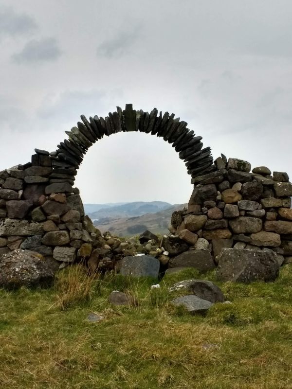 “This stone circle that was at the top of a hill in Oban,Scotland”