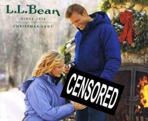 innocent photo censored - L.L.Bean Since 1912 Christmas 2007 | Censored