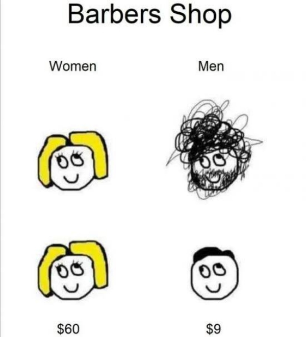 Barbers Shop Women Men $60 $9