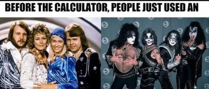 kiss member - Before The Calculator, People Just Used An