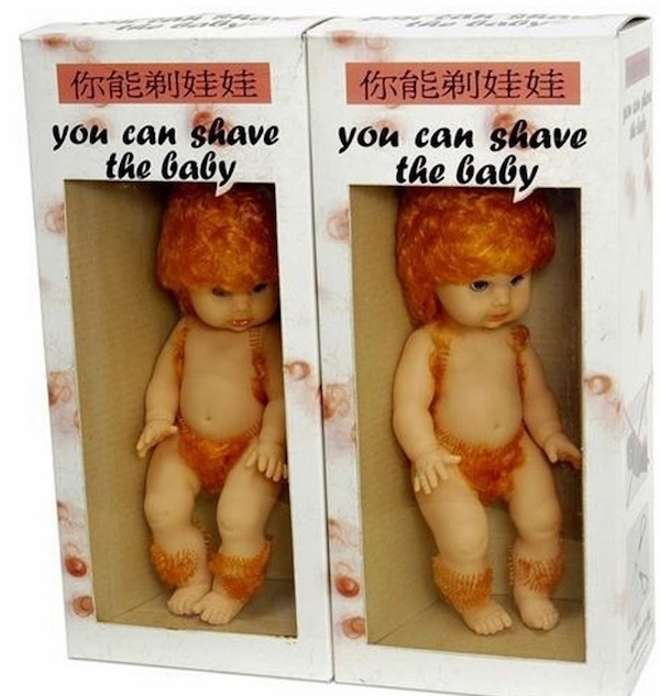 cursed image you can shave the baby - you can shave the baby you can shave the baby