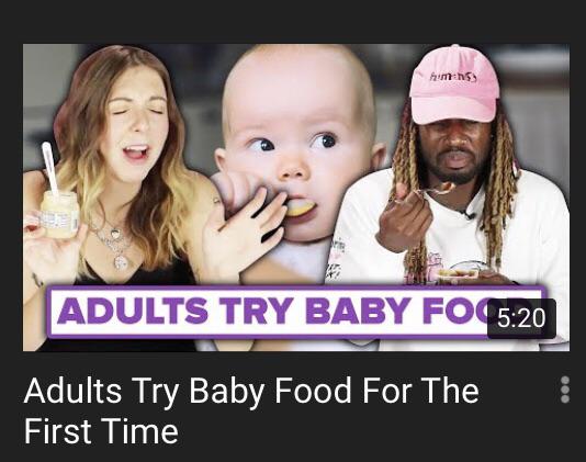 photo caption - Adults Try Baby Fo Adults Try Baby Food For The First Time