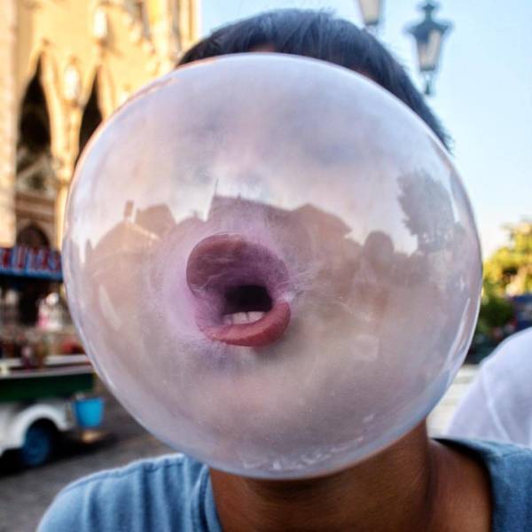 chewing gum ballon