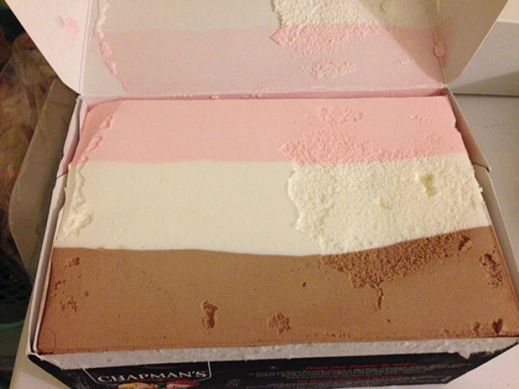 ice cream in a box