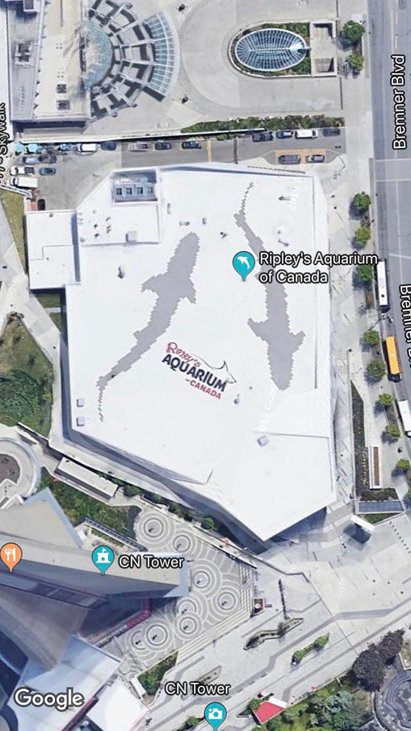 map - Bremner Blvd Ripley's Aquarium of Canada Breue Aquarium Bar Tower Google og Tower