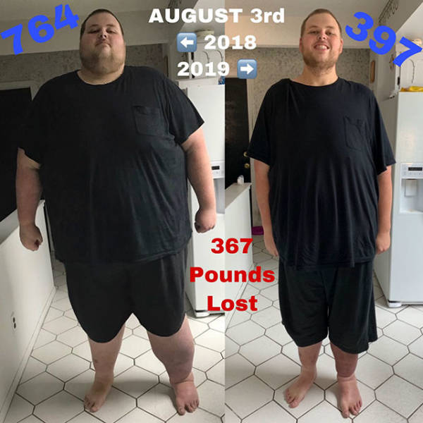 t shirt - August 3rd F 2018 2019 367 Pounds Lost