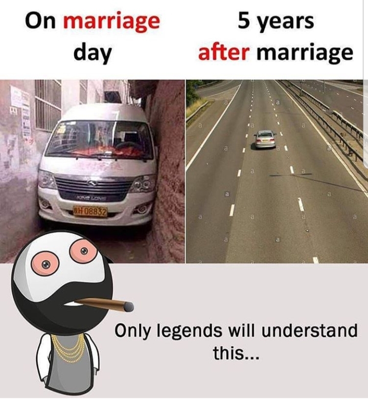 marriage day and 5 years after marriage - On marriage 5 years after marriage day a AH08832 Only legends will understand this...