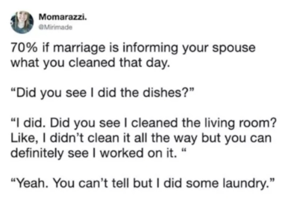 29 Memes that sum up the married life.