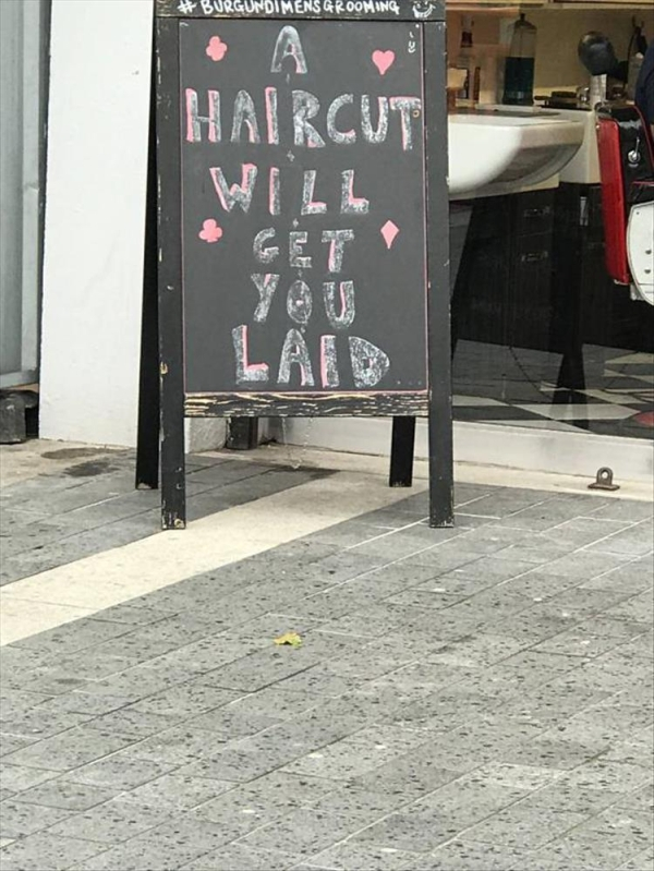 street - # Burgundimens Grooming Haircut