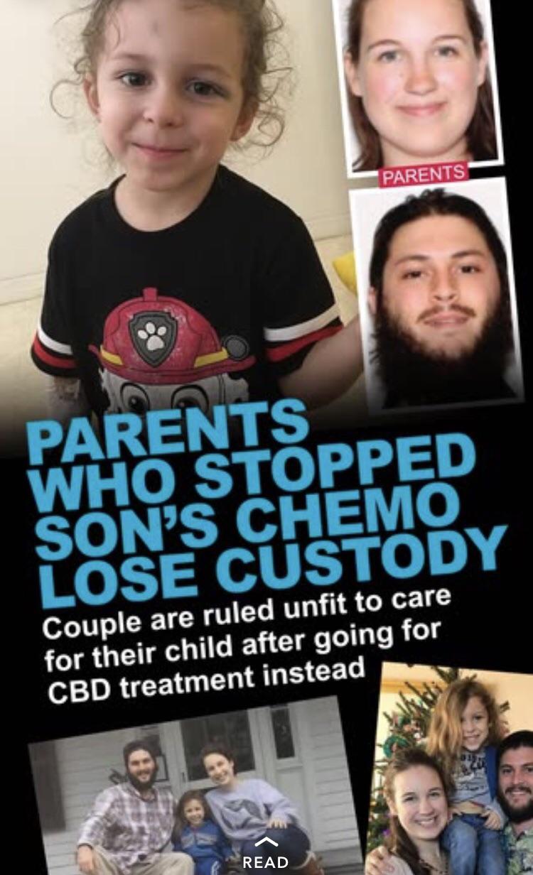 t shirt - Parents Parents Who Stopped Son'S Chemo Lose Custody Couple are ruled unfit to care for their child after going for Cbd treatment instead Read