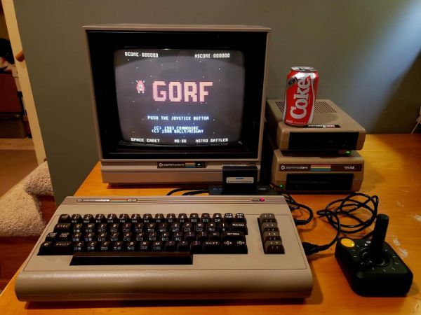 personal computer - Score Gorf Cokell Push The Joystice Button Privre Bree Cabet Astro Battles Agb