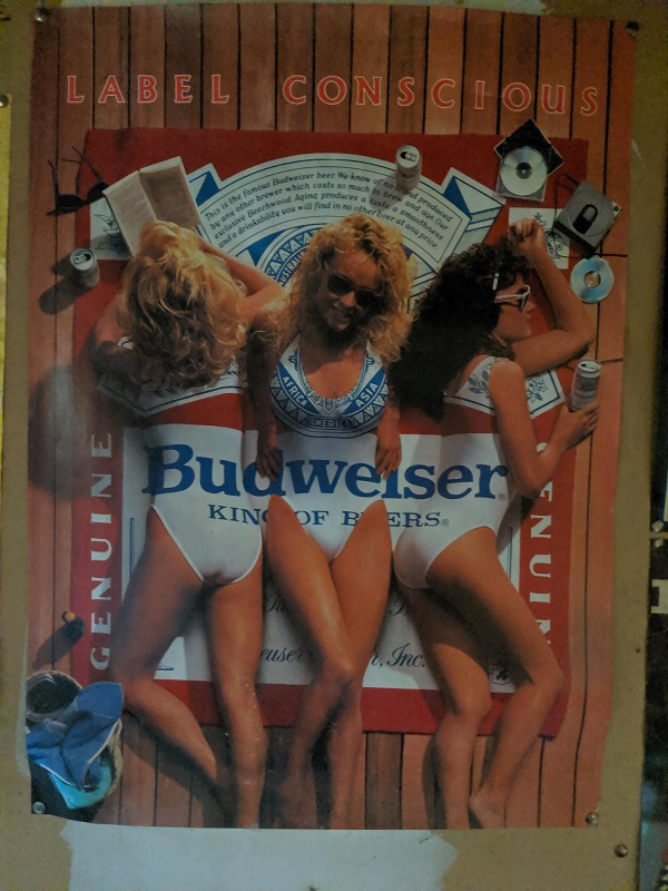 1989 budweiser ad - Slabel Con Ja hebrer he and produced Nich costs so much Aging produces will find in ne w driskai Naaa Su uuwelser King Of Pers. Genuine Inn, use