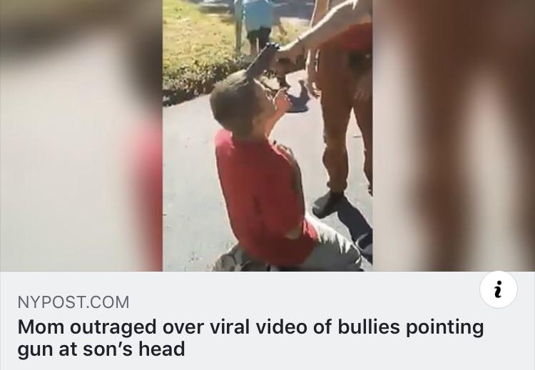 Nypost.Com Mom outraged over viral video of bullies pointing gun at son's head