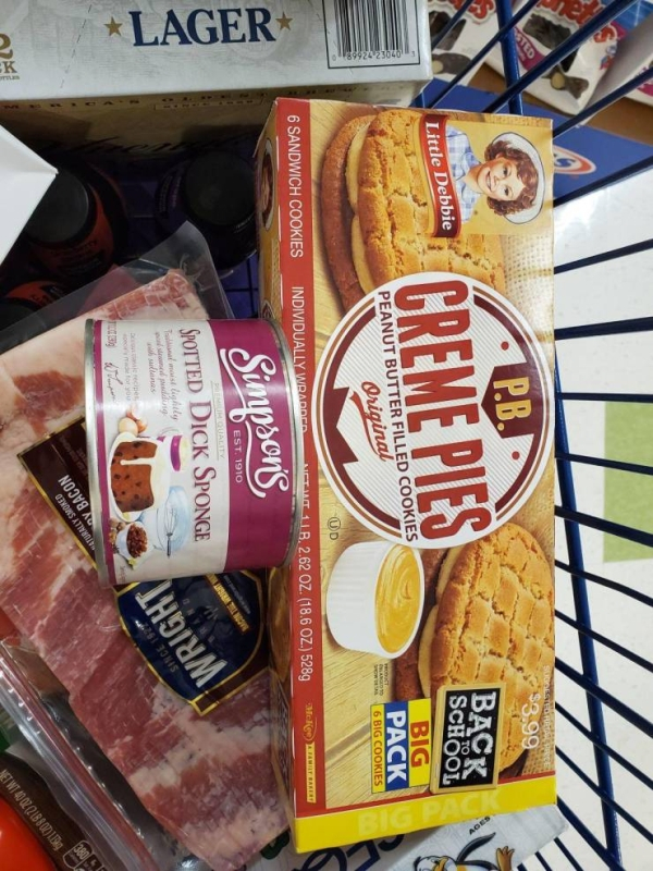 snack - P.B. Little Debbie Creme Pies Big Pack Covers Peanut Butter Filled Cookies Briginal 262 02 186 Oz. 529 6 Sandwich Cookies Individuallymai Siopsons Lager Sotted Dick Sponge ALH918M 7
