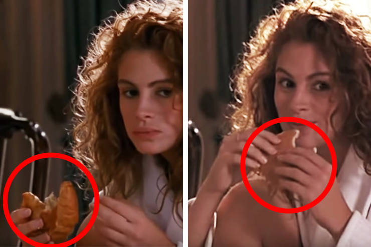 Julia Roberts was really confused at what she was eating in Pretty Woman. 