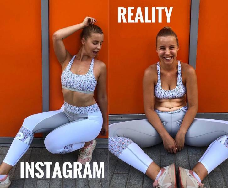 Instagram star exposes the internet's lies.