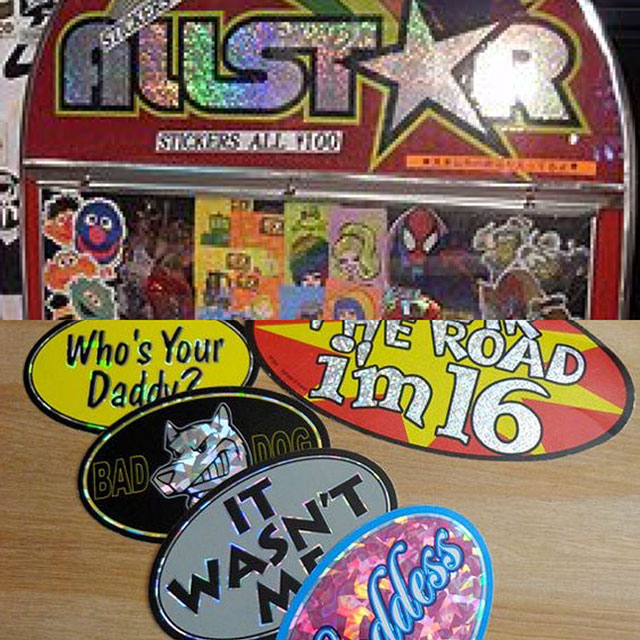 90s nostalgia sticker machine stickers - Sterers Alttoo Who's Your Te Road Im6 Daddy? Bada